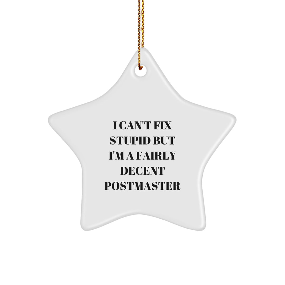 Postmaster Keepsake Christmas Ornament for Him Gift - Image 1