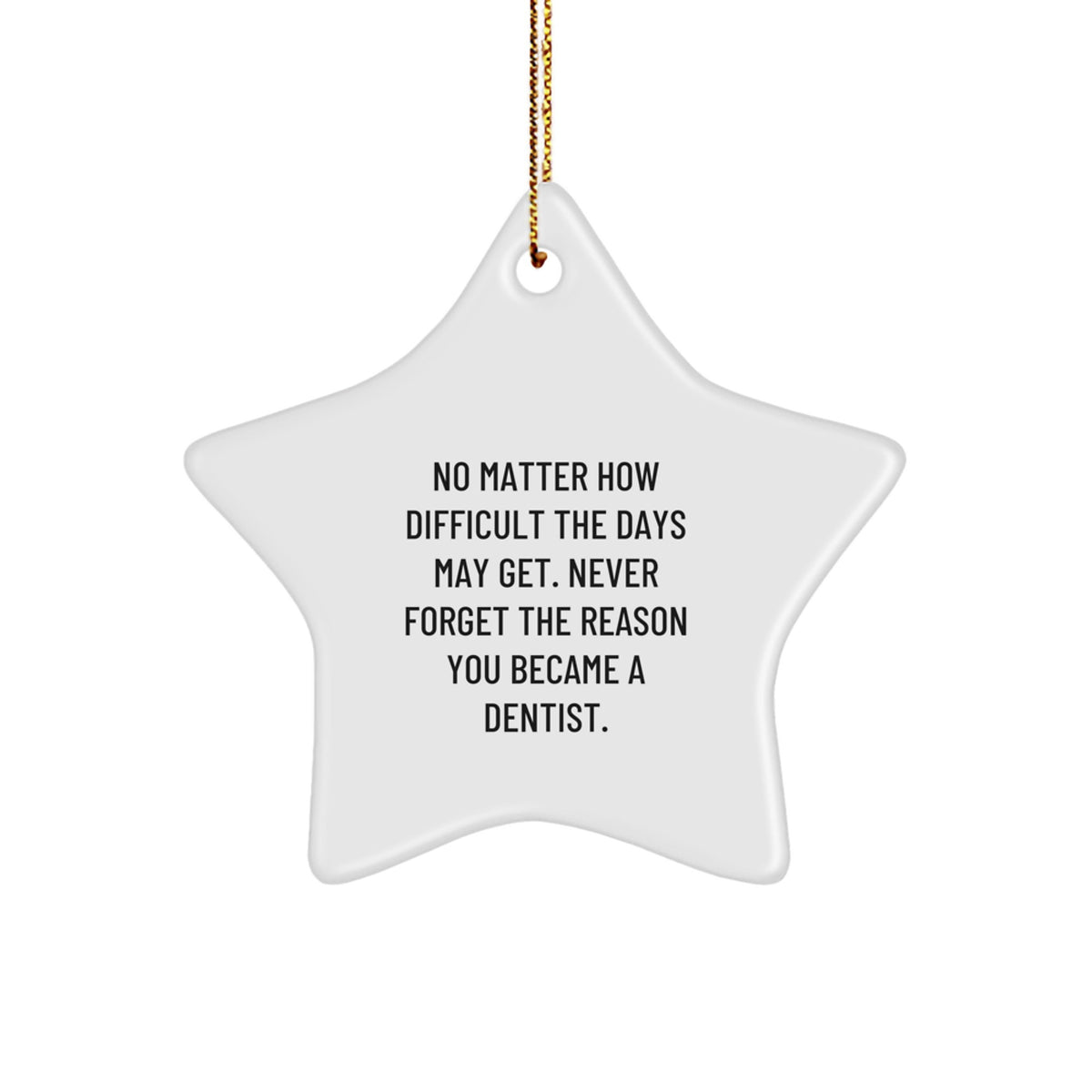 Christmas Unique Gift Dentist Star Ornament for Teens Surprise - Image 1