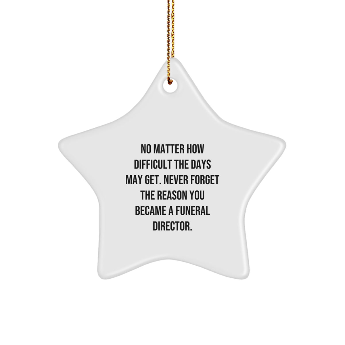 Christmas Ornament for Coworkers Funeral Director Idea Gift - Image 1