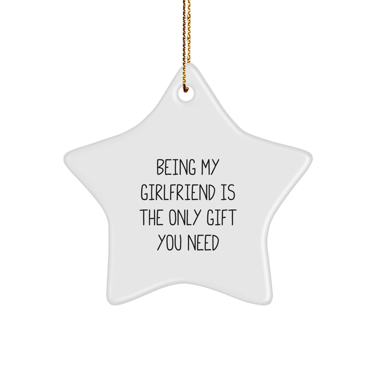Christmas Sweetheart Star Ornament for Her Present Gift You Need - Image 1