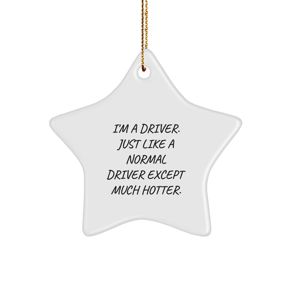 Driver Keepsake Christmas Ornament for Him Gift - Image 1