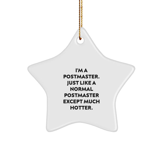 Christmas Unique Gift Surprise Postmaster Star Ornament for Teens Hot - Image 1