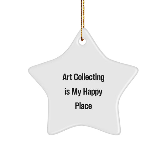 Art Collecting Star Ornament for Him Keepsake Christmas Unique Gift - Image 1