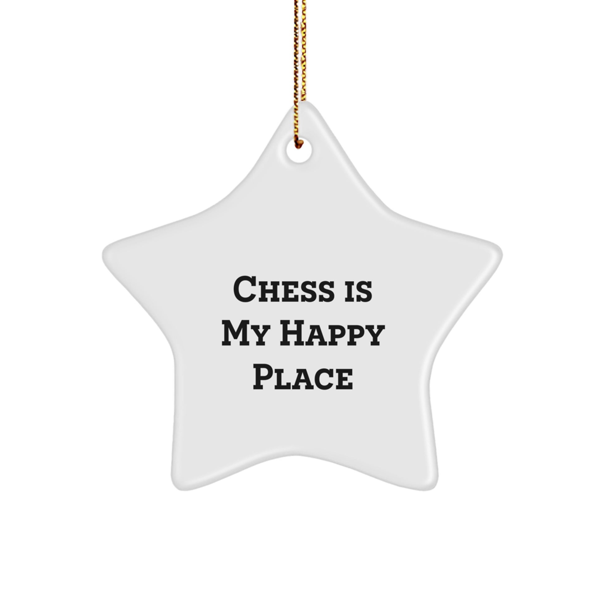 Christmas Gift for Her Chess Ornament Present - Image 1