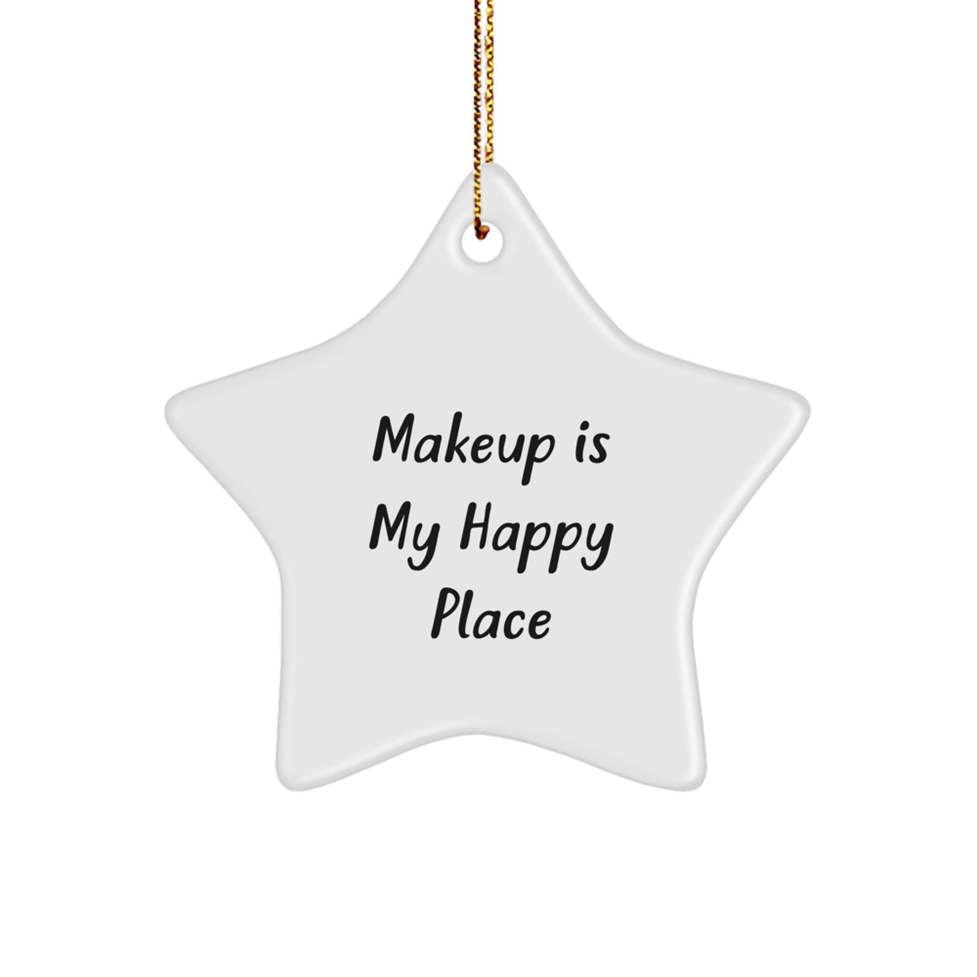Makeup Gifts from Friends for Makeup Lovers, Funny Star Ornament Decorations for Christmas Unique Gifts - Image 1