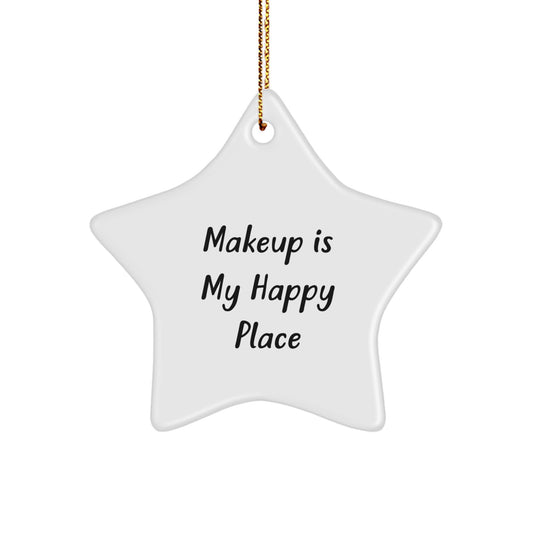 Makeup Gifts from Friends for Makeup Lovers, Funny Star Ornament Decorations for Christmas Unique Gifts - Image 1