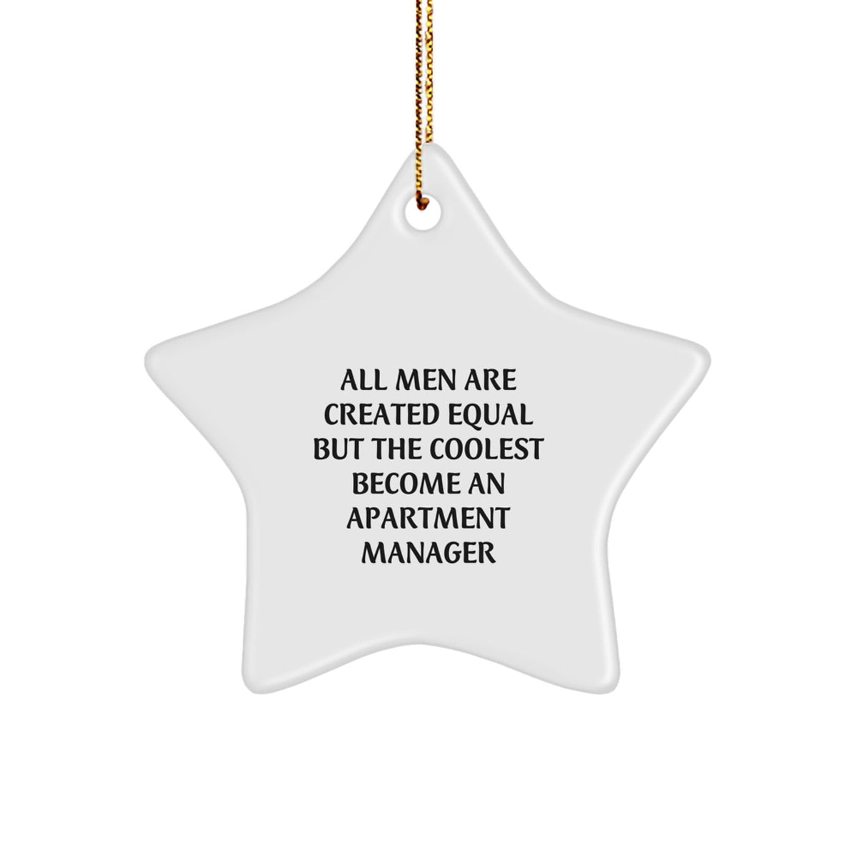 Apartment Manager Christmas Ornament for Him Gift – Coolest Become - Image 1