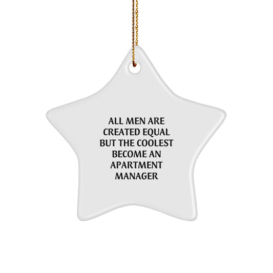 Apartment Manager Christmas Ornament for Him Gift – Coolest Become - Image 1