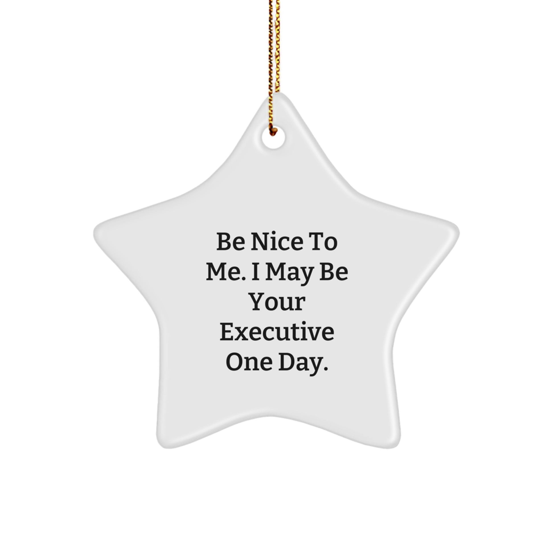Funny Executive Star Ornaments Gifts from Friends to Executive Men on Christmas Unique Gifts - Image 1