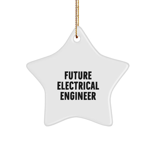 Future Electrical Engineer Star Ornament Gifts for Men, Funny, Electrical Engineer Gifts, Christmas Unique Gifts from Family - Image 1