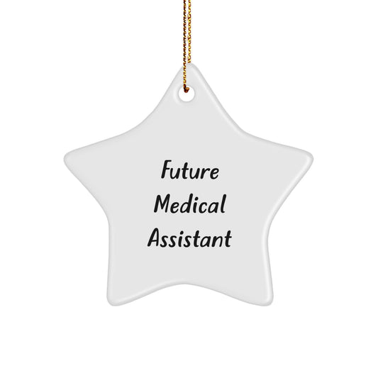 Funny Medical Assistant Gifts from Family - Star Ornament for Future Medical Assistant - Christmas Unique Gifts for Medical Assistant Men Women Friends Coworkers Family - Image 1