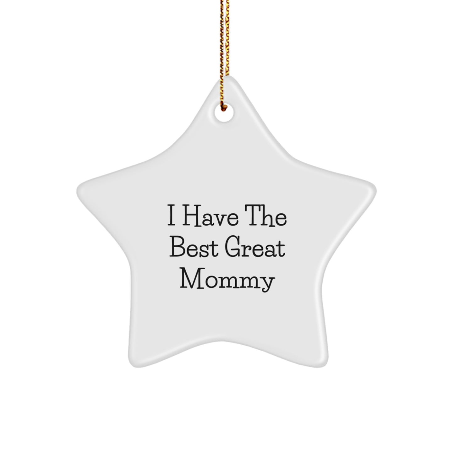 Mommy Star Ornament for Her Present Holiday Keepsake Christmas Gift - Image 1