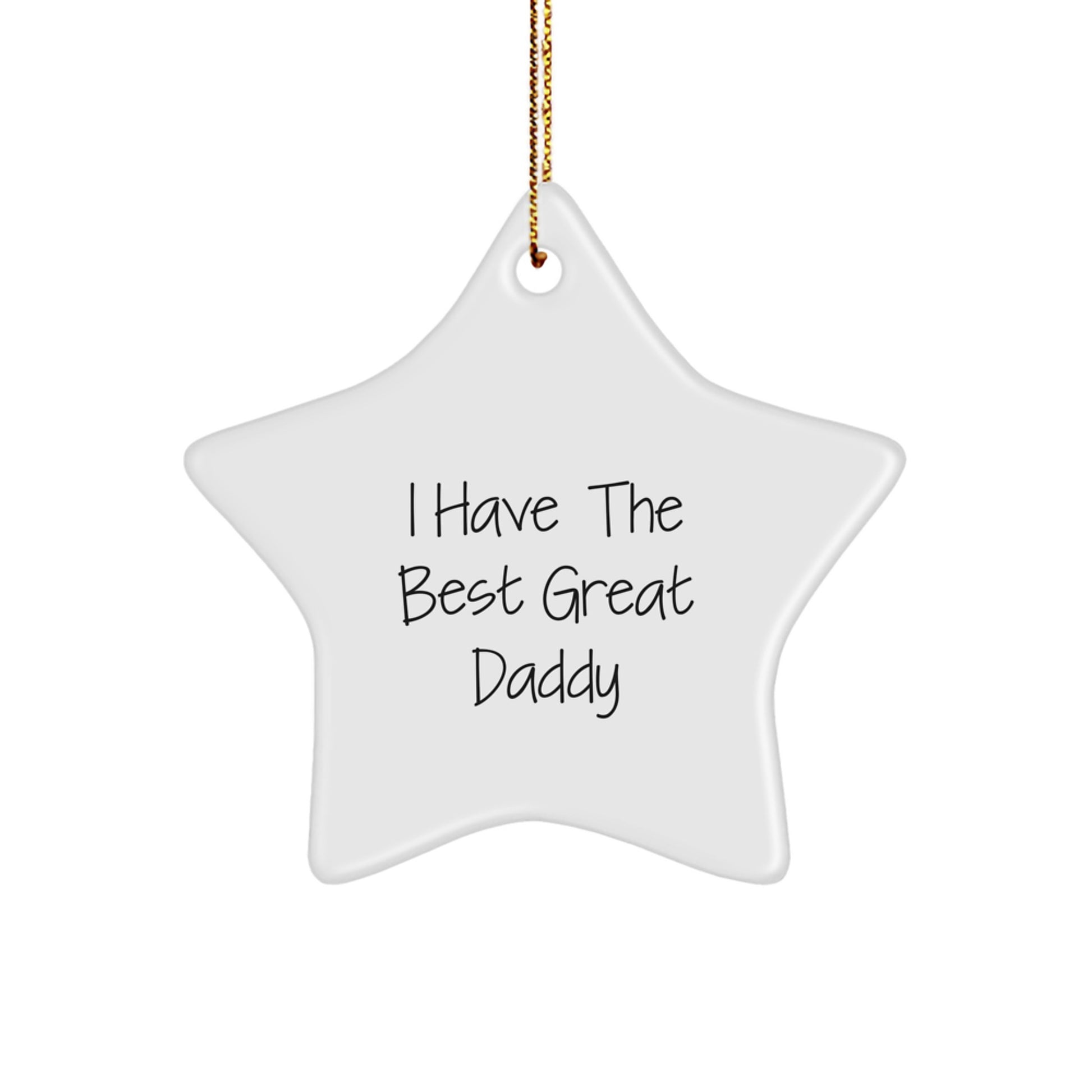 Funny Daddy Star Ornament Gifts from Family for Men Great Christmas Unique Presents - Image 1