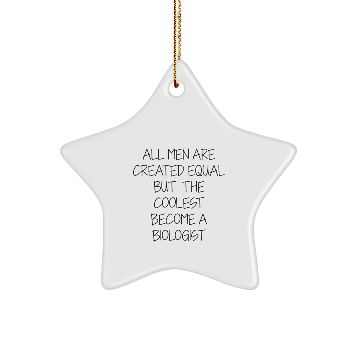 Biologist Keepsake Christmas Ornament for Him Gift - Image 1