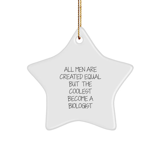 Biologist Keepsake Christmas Ornament for Him Gift - Image 1
