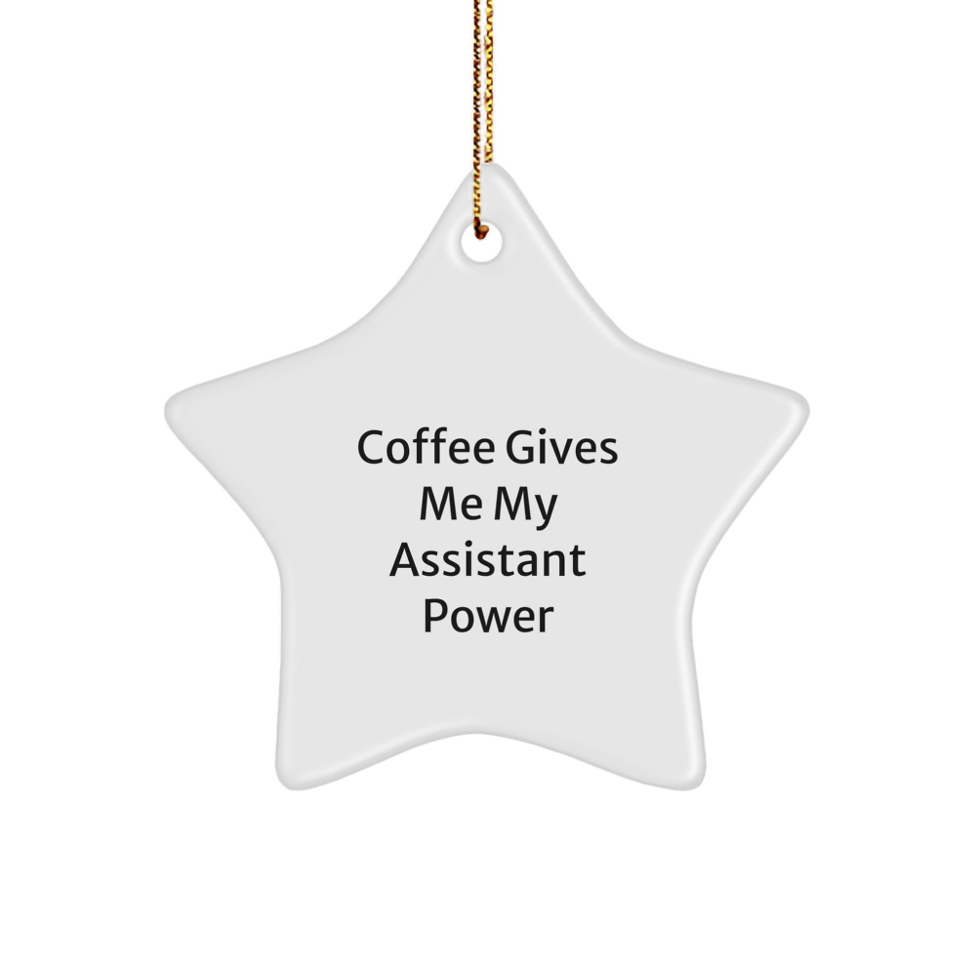 Funny Assistant Star Ornament Gifts for Men Women Friends Coworkers Family Christmas - Image 1